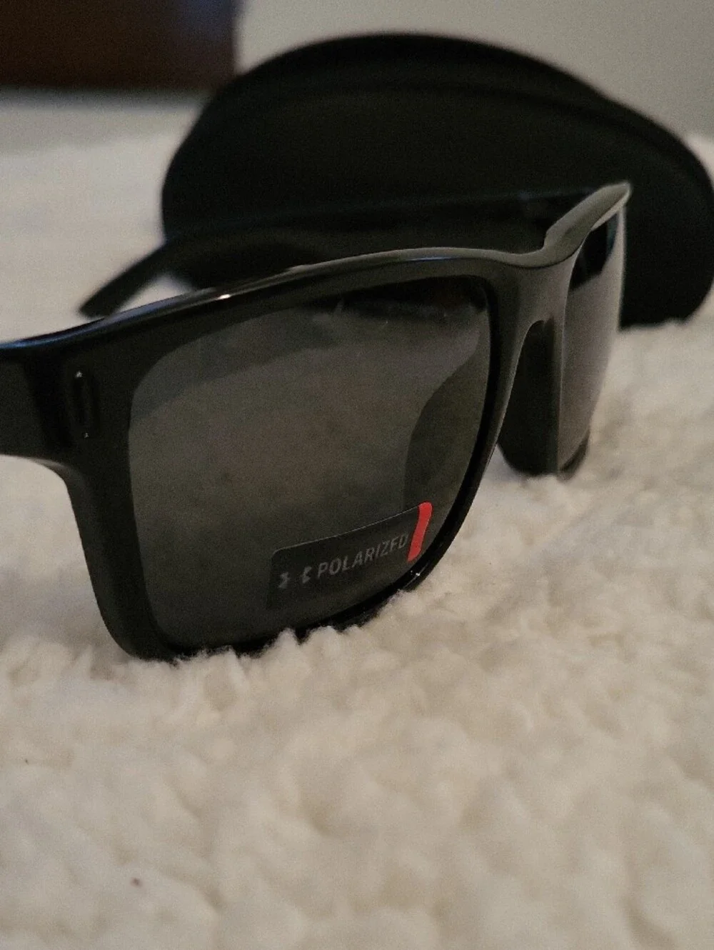 Under Armour UA Assist Polarized Sports Sunglasses Black (New In Box/Case)